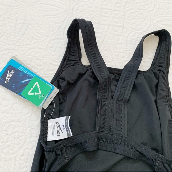 Speedo Powerflex Eco Core Super Pro Back One Piece Training Swimsuit (Sz 6/32) - Picture 6 of 6